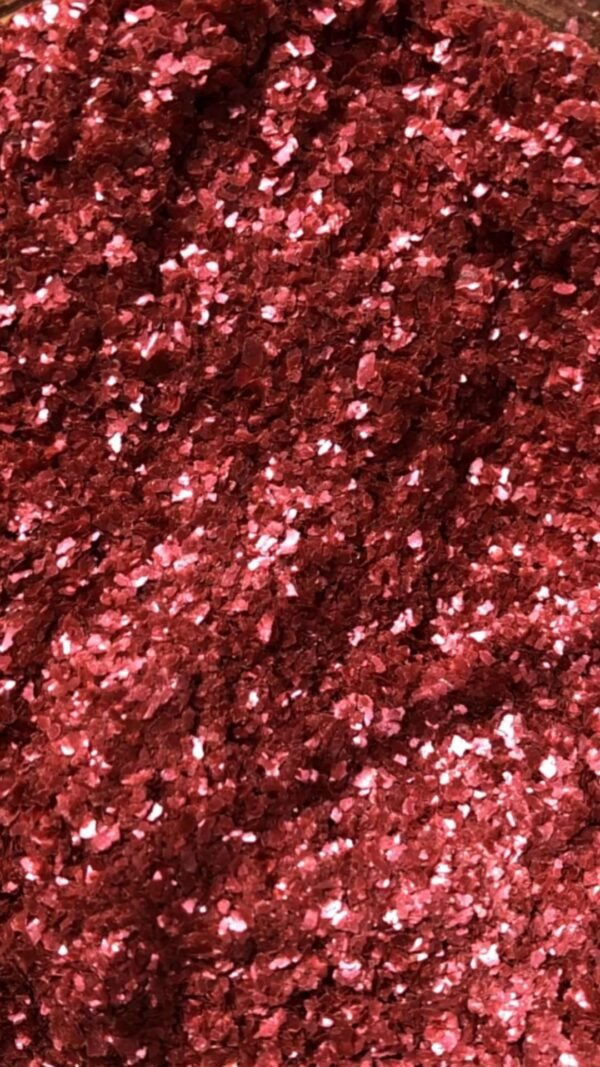 Biodegradable Maroon red Glitter Marguli available for purchase in Spain