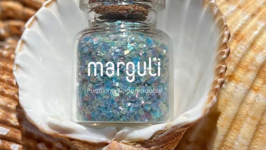 Purpurina color azul unicornio